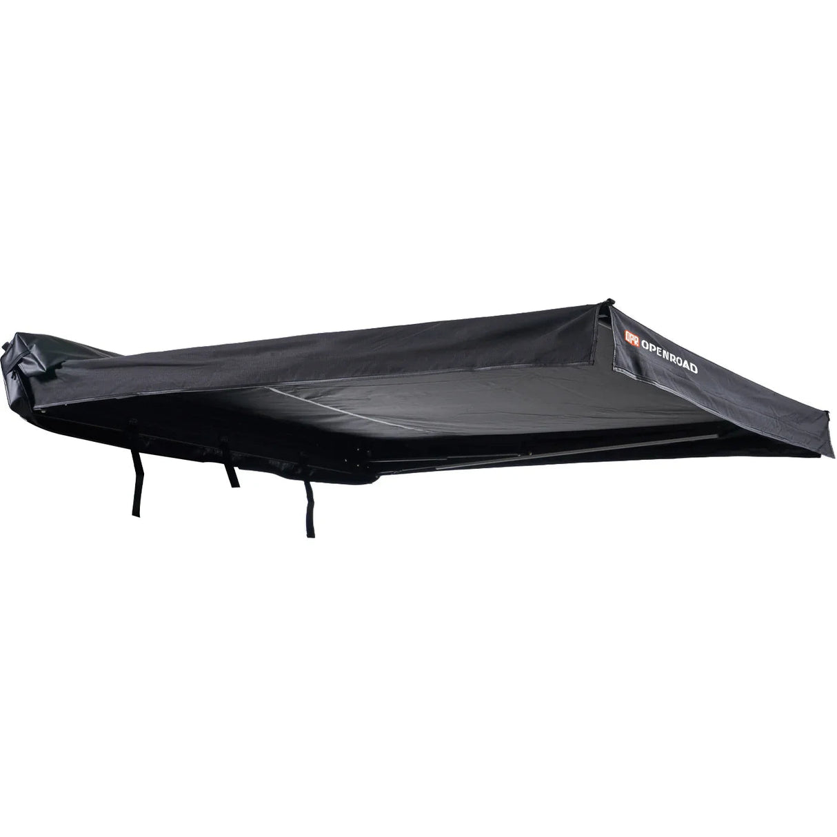 OPENROAD 90° Quick-Open Vehicle Awning – 78 x 78 in mounted on an overland vehicle