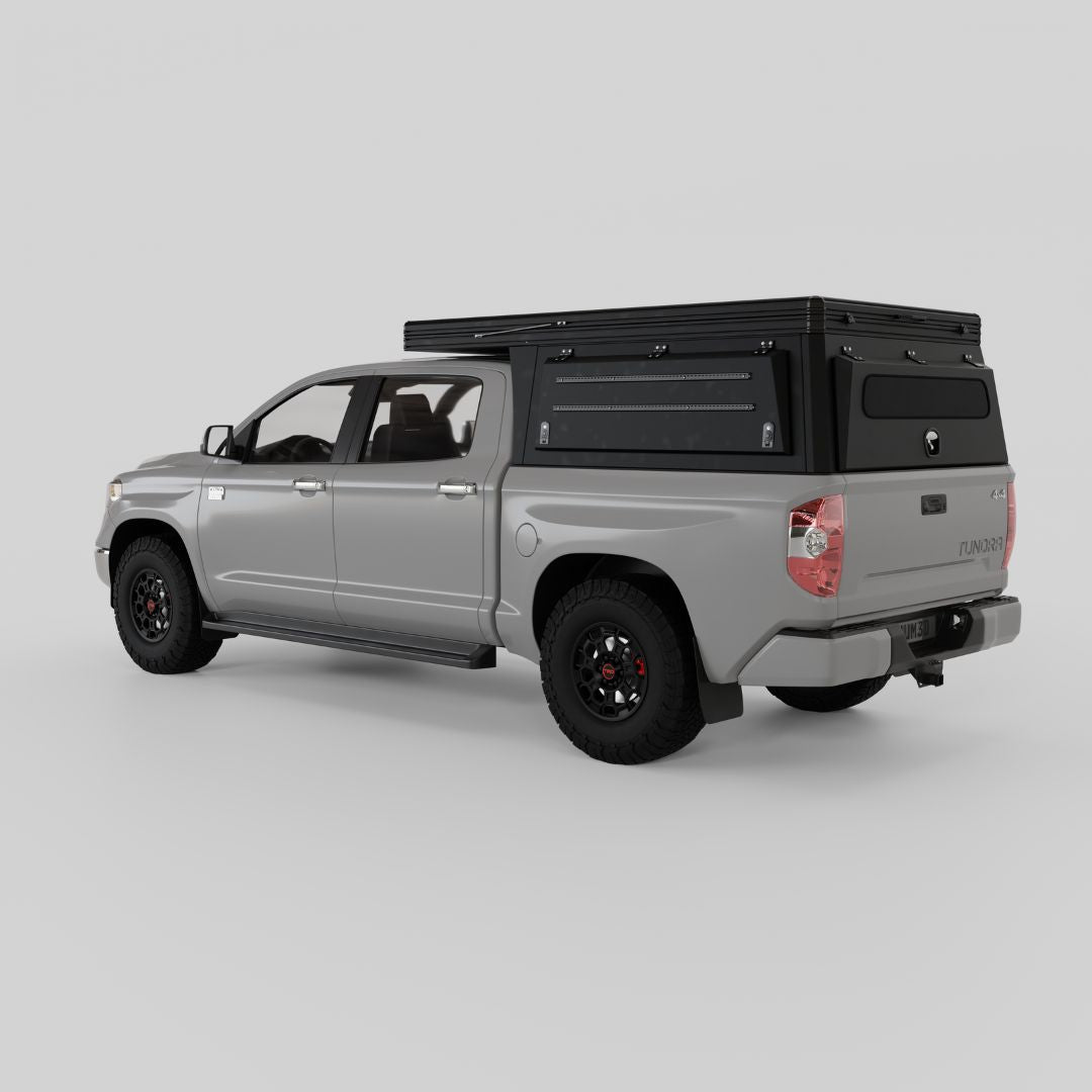 Inca4x4 aluminum pop-up camper for 2007-2021 Toyota Tundra 5.5-foot bed