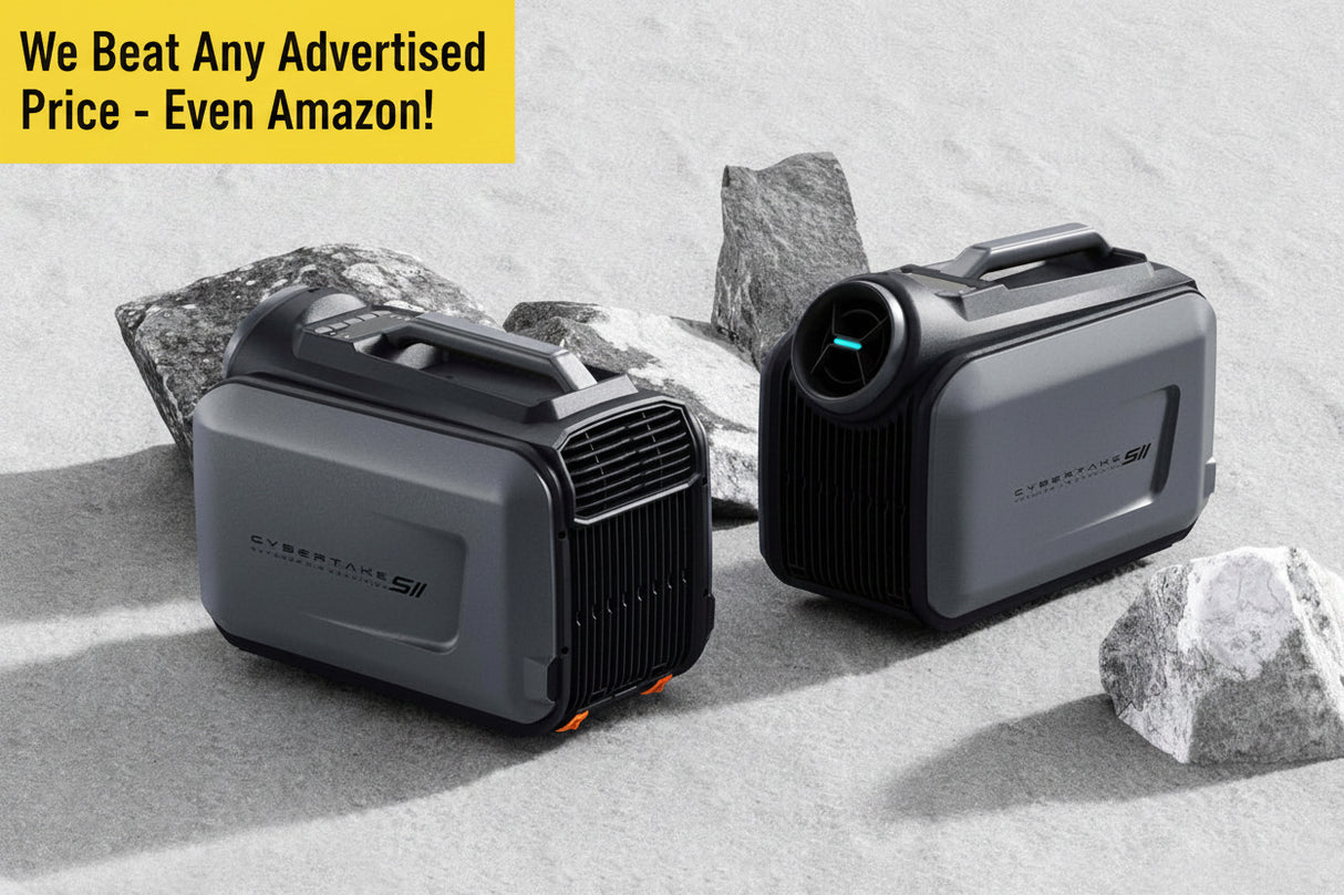 Cybertake S2 Pro portable air conditioner heater for overland camping rooftop tents vans and RVs