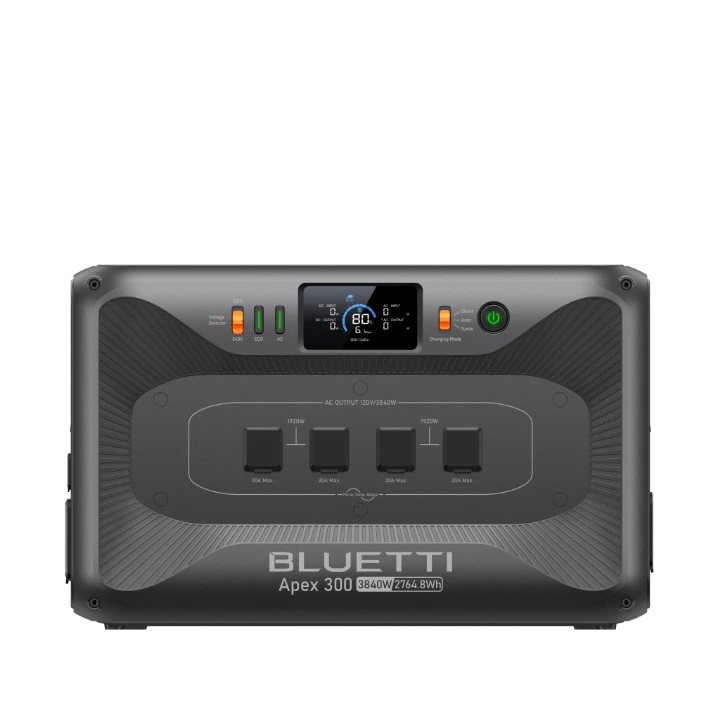 BLUETTI Apex 300 portable power station for overlanding camping truck camper van RV off-grid power