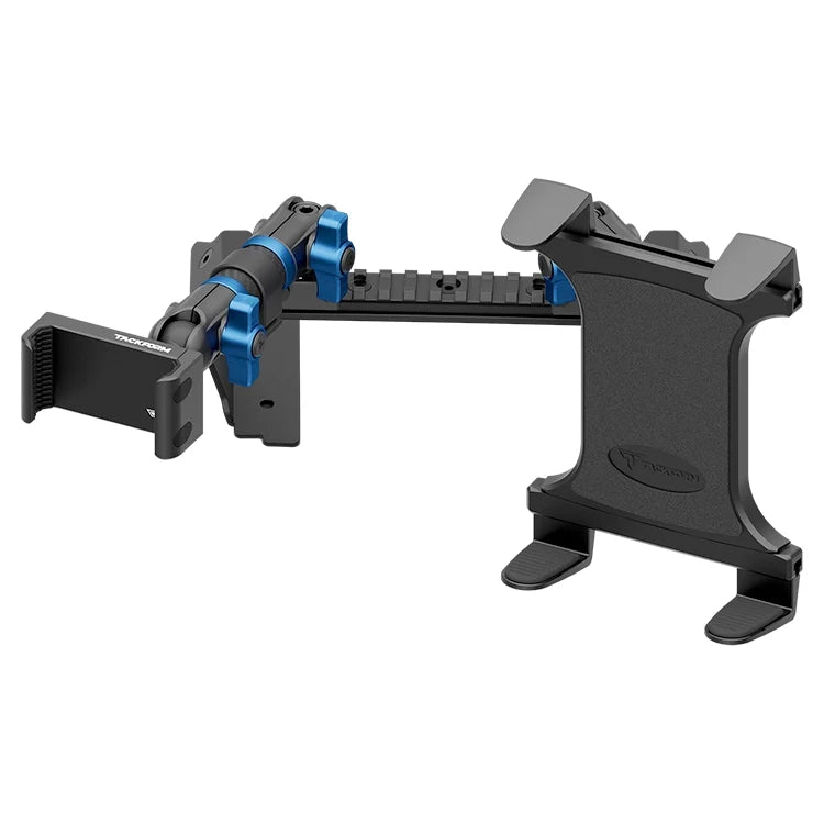 2022 Ford Super Duty (Compatible With 12” Screen ONLY) Tackform Assault Track Picatinny Dash Bracket With 20LITE Phone & Tablet Mounts