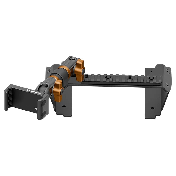 2022 Ford Super Duty (Compatible With 12” Screen ONLY) Tackform Assault Track Picatinny Dash Bracket With 20LITE Phone Mount