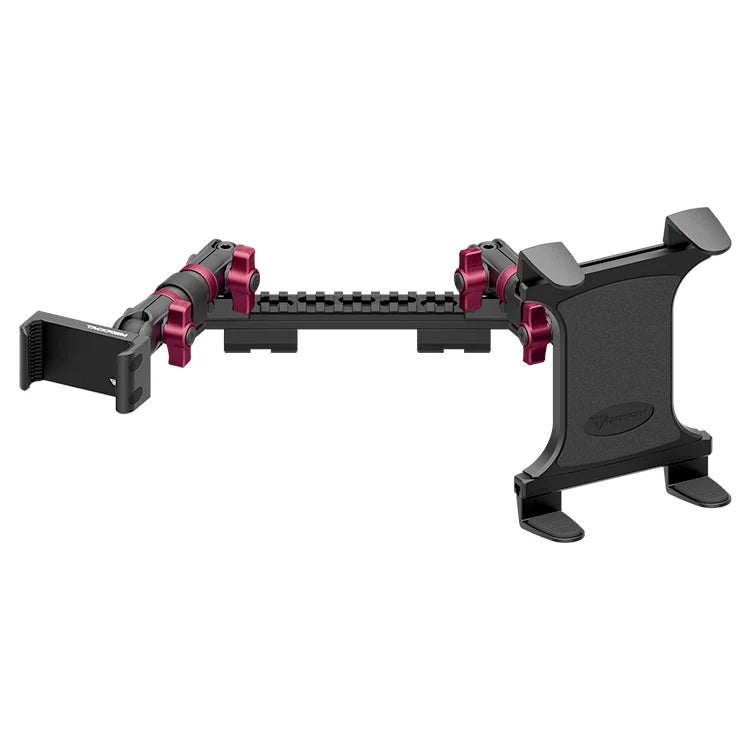 2019-2023 Ford Ranger (WITHOUT Switch Panel) Tackform Assault Track Picatinny Dash Bracket With 20LITE Phone Holder & Tablet Holder