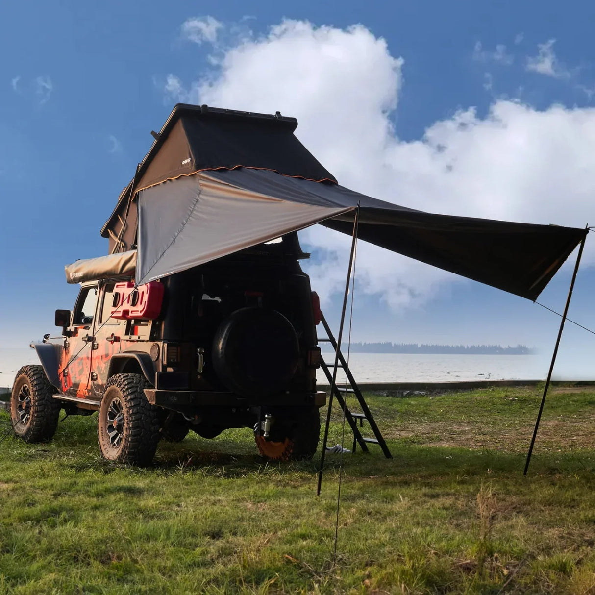 OPENROAD Roof Top Tent Fly Awning – PeakRoof & PeakRoof LT for truck SUV Jeep overland camping