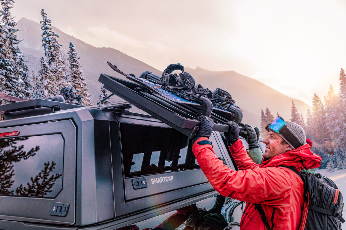 SmartCap EVO Sport integrated roof rails and heavy-load overland capability