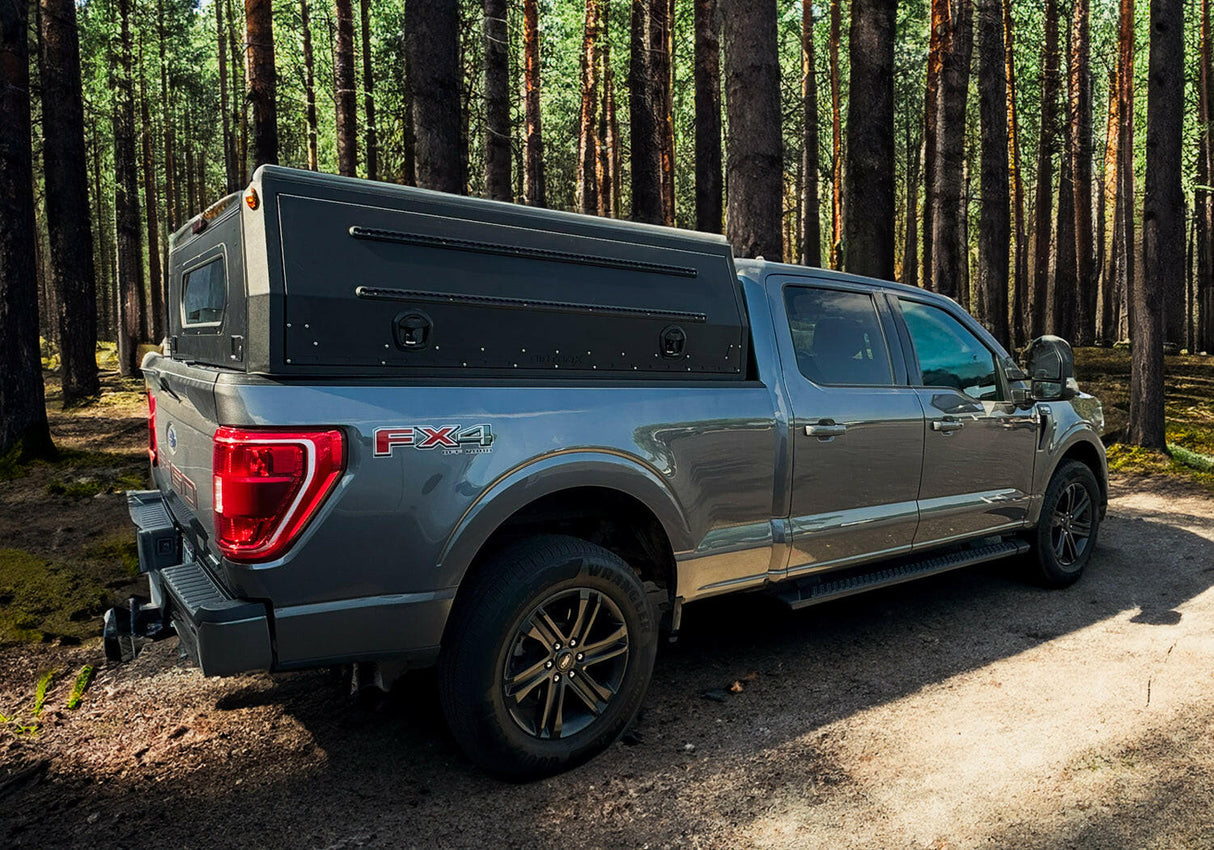 Full Wing Truck Cap Topper & Overland Camper Shell for Work, Camping & Off-Road | Dirtbox Overland
