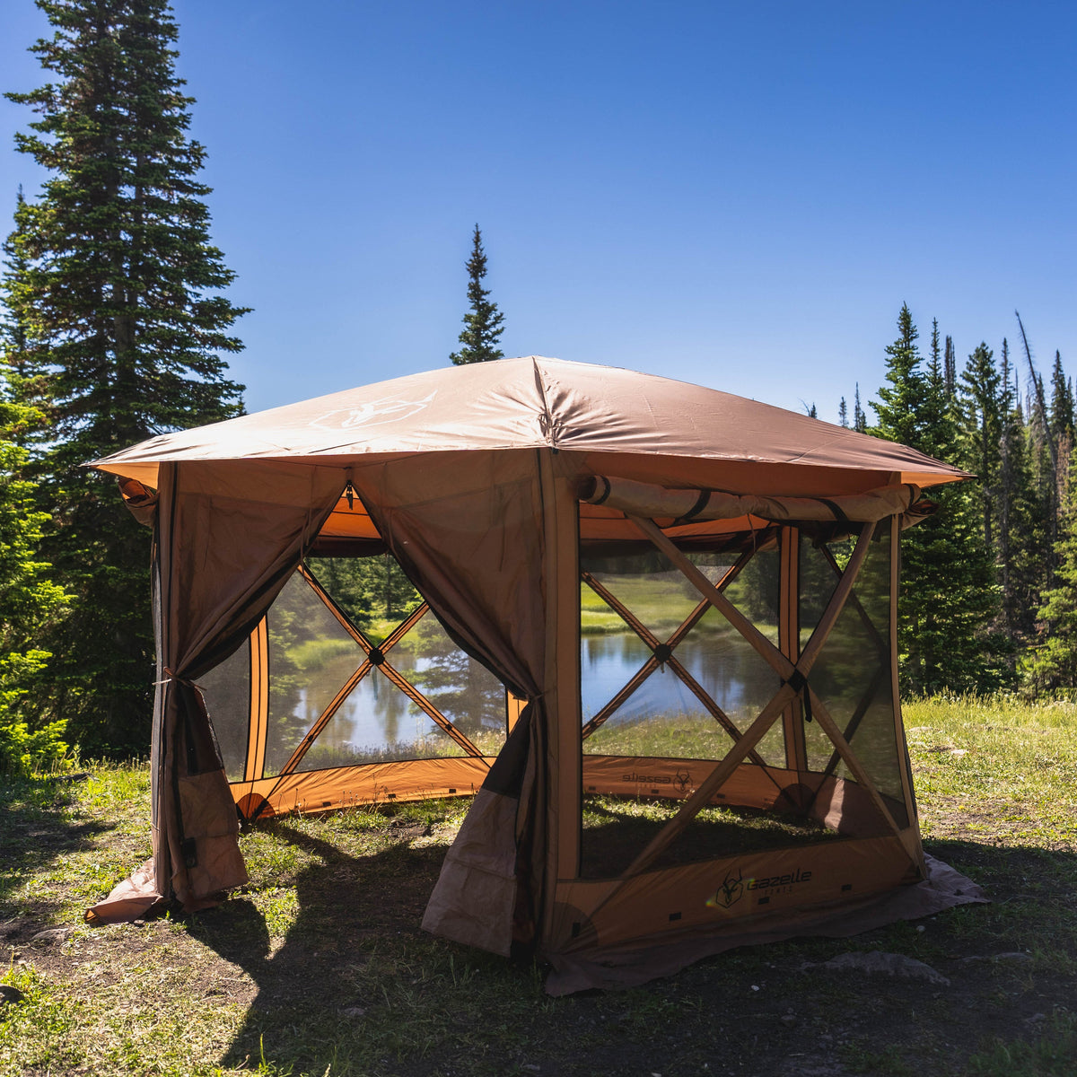 Gazelle G6 Cool Top 6-Sided Portable Gazebo - product view 4