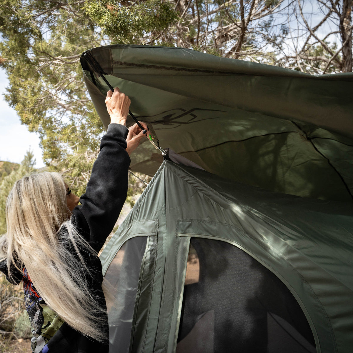 Gazelle T4 4-Person Hub Tent - Alpine Green - product view 7