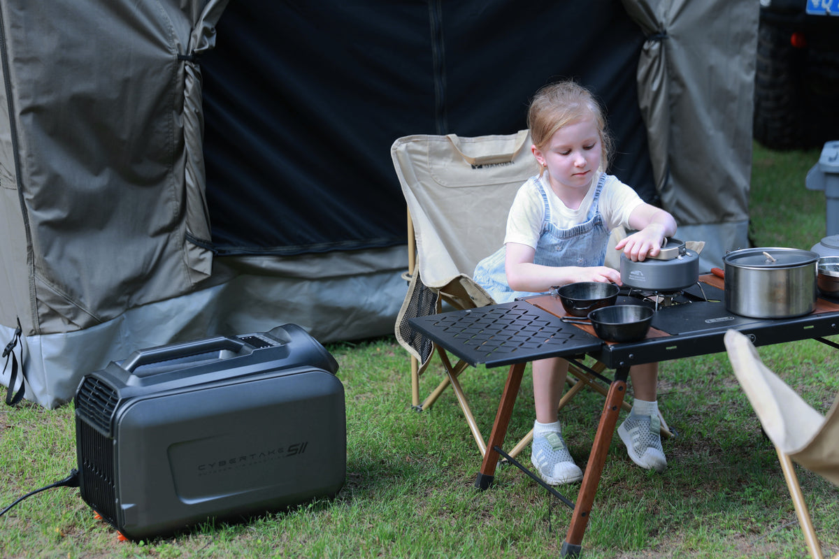 Cybertake S2 Pro portable air conditioner heater for overland camping rooftop tents vans and RVs