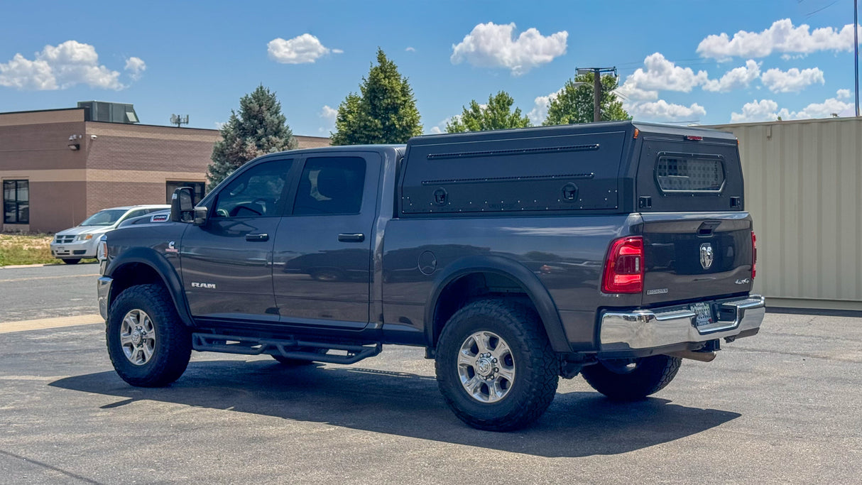 Full Wing Truck Cap Topper & Overland Camper Shell for Work, Camping & Off-Road | Dirtbox Overland