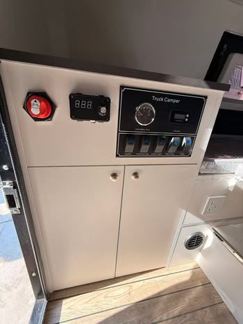 Aluminum pop up slide in overland truck campers