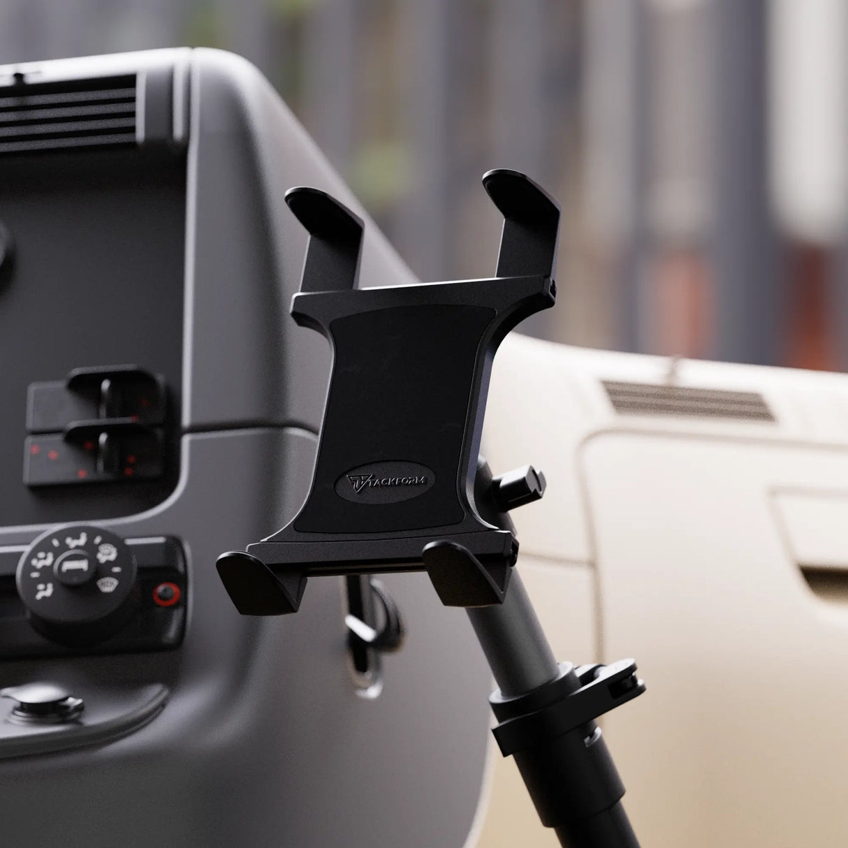 Heavy Duty Seat Rail/Floor Bolt Mount | 20"-24" Aluminum Telescoping Arm | Ford F-Series | Tablet Holder