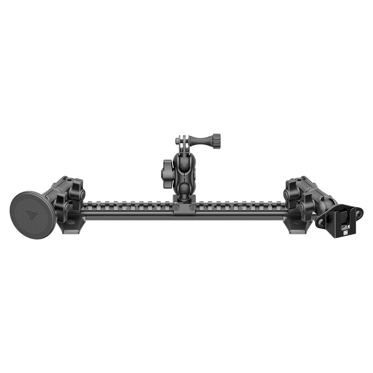 2010-2024 Toyota 4Runner Tackform Assault Track Picatinny Dash Bracket With MagSafe Phone, GoPro/Action Camera, & 2-IN-1 CB Mic Holder