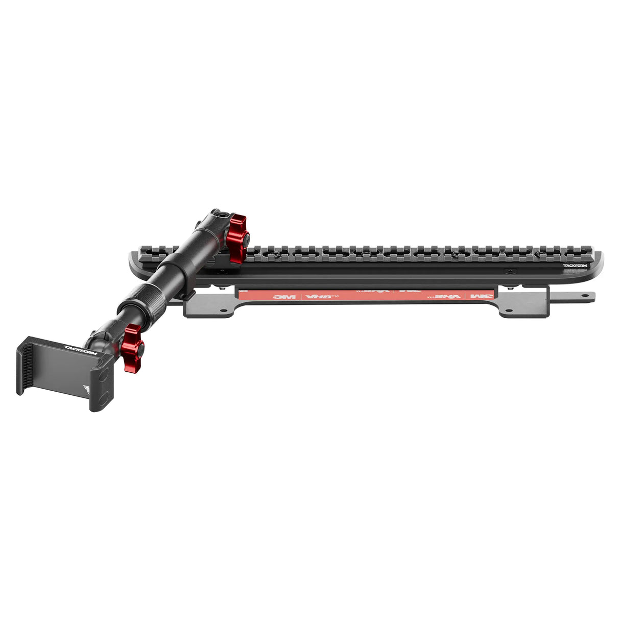 2024+ Ford F-150 (See Compatibility Info For Specific Year/Trim Fitment Details) Tackform Assault Track Picatinny Dash Bracket With 20LITE Phone Mount | Telescoping Arm