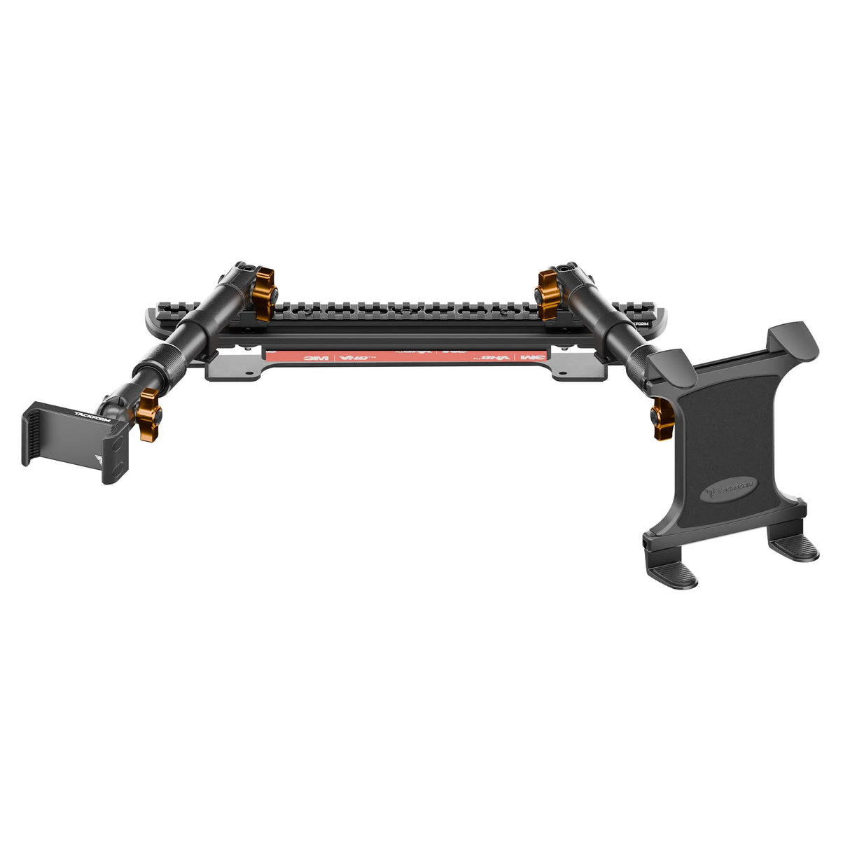 2024+ Ford F-150 (See Compatibility Info For Specific Year/Trim Fitment Details) Tackform Assault Track Picatinny Dash Bracket With 20LITE Phone Mount and Tablet Holder | Telescoping Arm