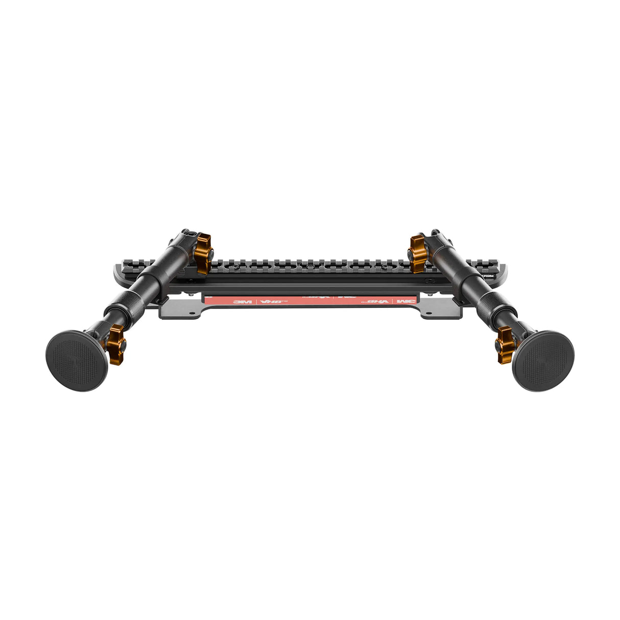 2024+ Ford F-150 (See Compatibility Info For Specific Year/Trim Fitment Details) Tackform Assault Track Picatinny Dash Bracket With Dual MagSafe Phone Mounts | Telescoping Arm