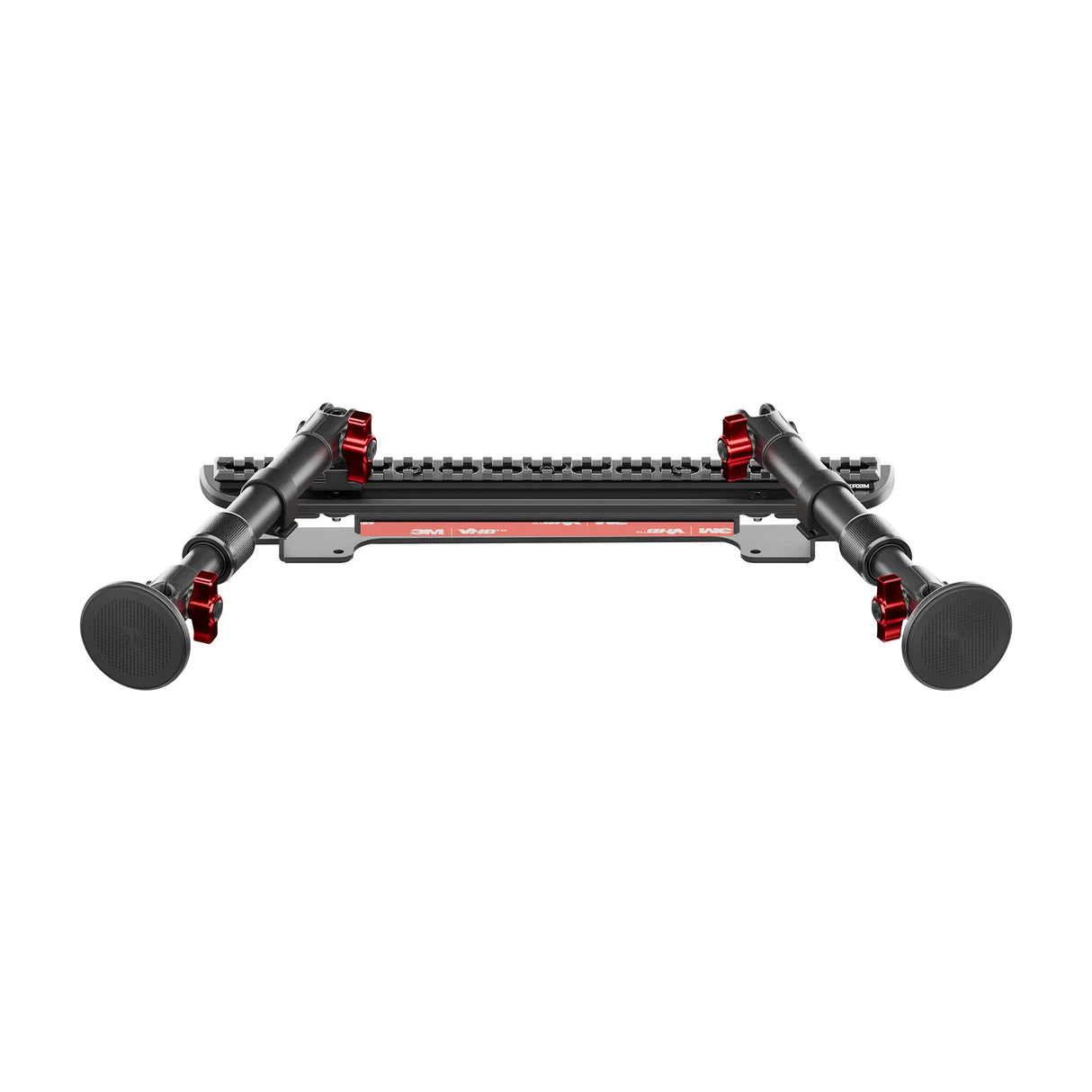 2024+ Ford F-150 (See Compatibility Info For Specific Year/Trim Fitment Details) Tackform Assault Track Picatinny Dash Bracket With Dual MagSafe Phone Mounts | Telescoping Arm