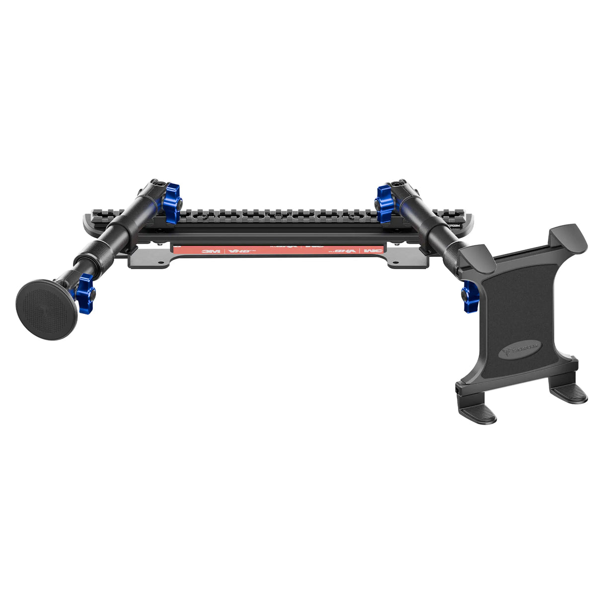 2024+ Ford F-150 (See Compatibility Info For Specific Year/Trim Fitment Details) Tackform Assault Track Picatinny Dash Bracket With MagSafe Phone Mount and Tablet Holder | Telescoping Arm