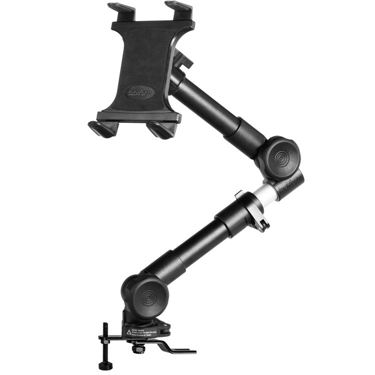 Heavy Duty Seat Rail/Floor Bolt Mount | 20"-24" Aluminum Telescoping Arm | Ford F-Series | Tablet Holder