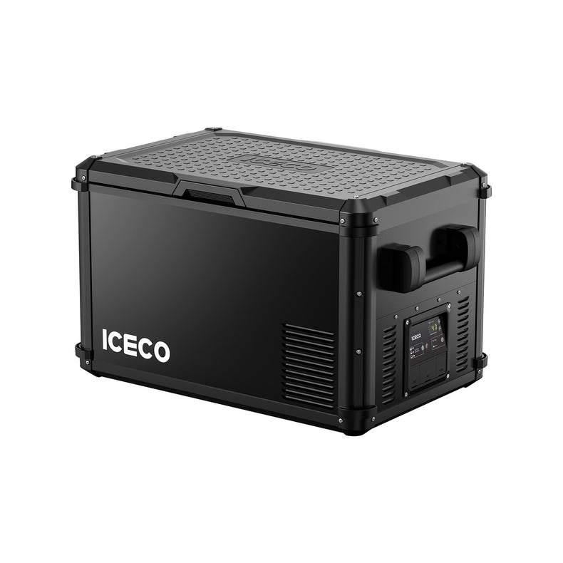 ICECO VL60ProS Gen II 60L single zone 12V portable fridge freezer for overlanding camping truck SUV RV