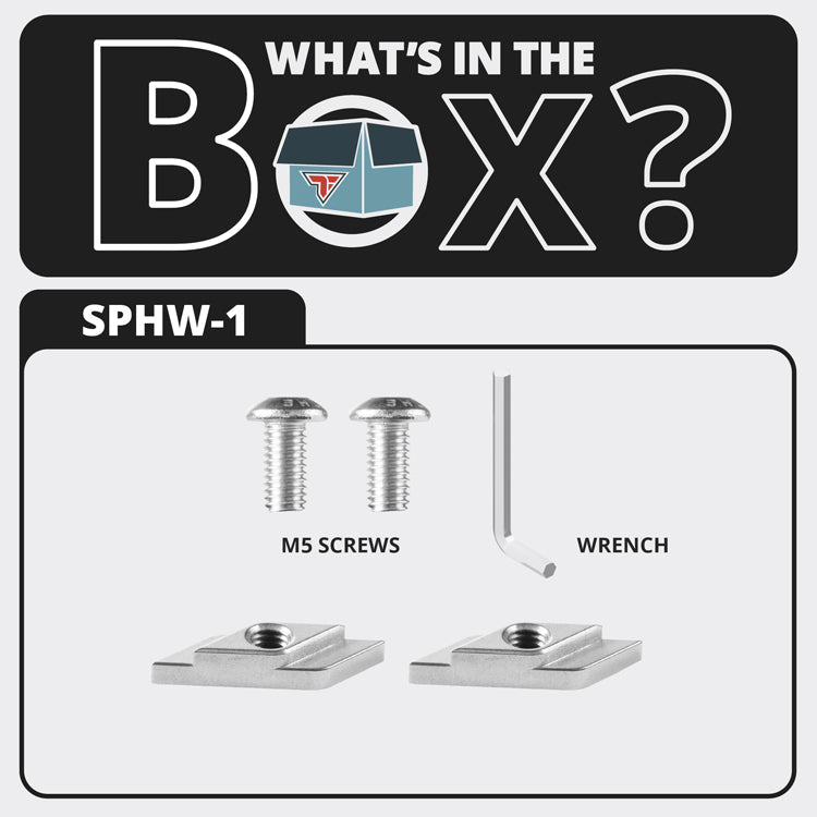 Switch Panel and Radio Mounting Hardware Kit | ONLY for use with Tackform - Slim Track and TRAXX™ - Fast Track