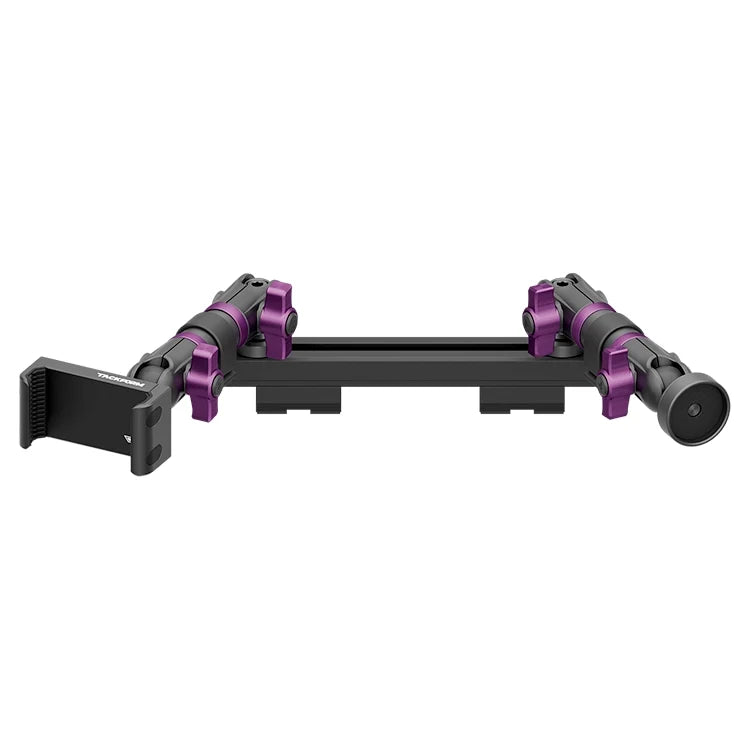 2019-2023 Ford Ranger (WITHOUT Switch Panel) Tackform Slim Track Dash Bracket With 20LITE Phone Holder & Midland MXT275/575 Magnetic CB Radio Holder