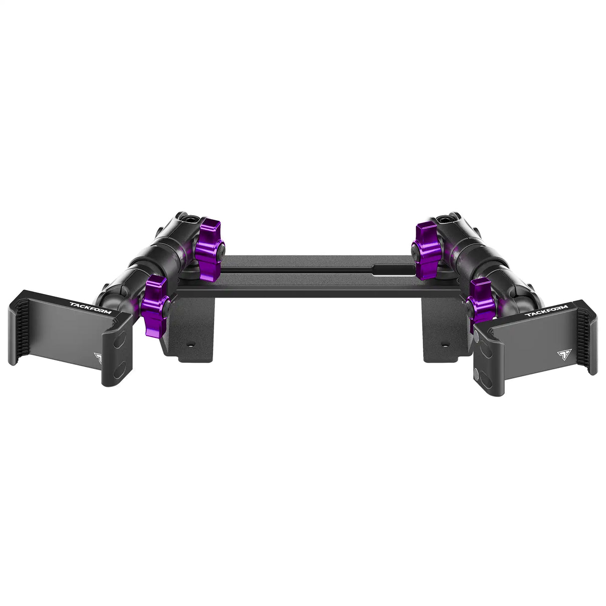 ‘15-‘20 Ford F-150, ‘17-‘22 Super Duty, ‘18-‘21 Expedition (See Compatibility Info For Year/Trim Details) Tackform Slim Track Dash Bracket With Dual 20LITE Phone Mounts
