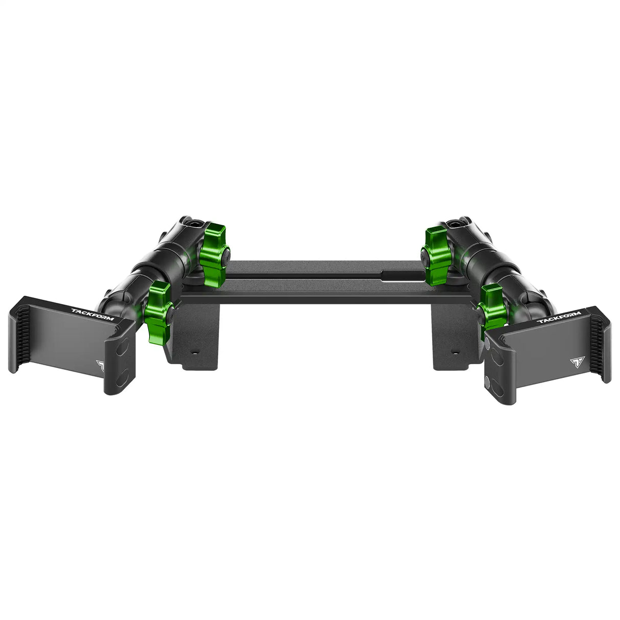 ‘15-‘20 Ford F-150, ‘17-‘22 Super Duty, ‘18-‘21 Expedition (See Compatibility Info For Year/Trim Details) Tackform Slim Track Dash Bracket With Dual 20LITE Phone Mounts