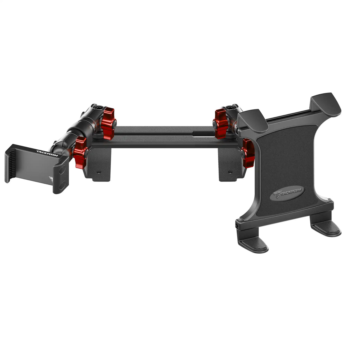‘15-‘20 Ford F-150, ‘17-‘22 Super Duty, ‘18-‘21 Expedition (See Compatibility Info For Year/Trim Details) Tackform Slim Track Dash Bracket With 20LITE Phone & Tablet Mounts