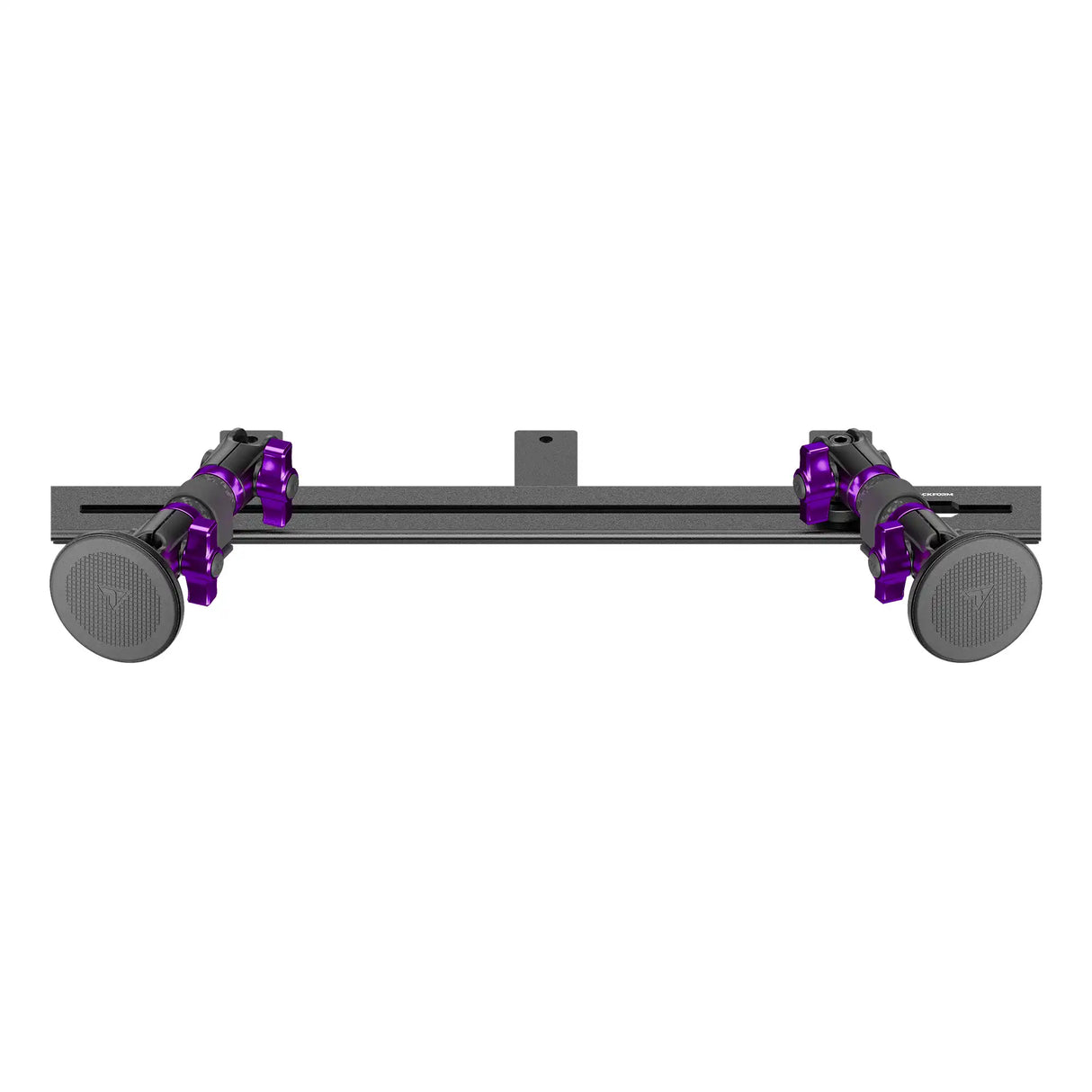 2008-2016 Ford Super Duty & 2011-2025 F-650/750 Tackform Slim Track Dash Bracket with Dual MagSafe Phone Mounts