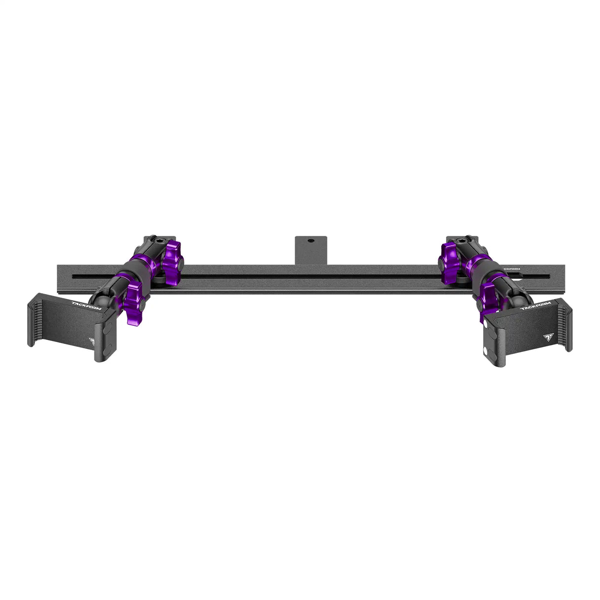 2008-2016 Ford Super Duty & 2011-2025 F-650/750 Tackform Slim Track Dash Bracket with Dual 20LITE Phone Mounts