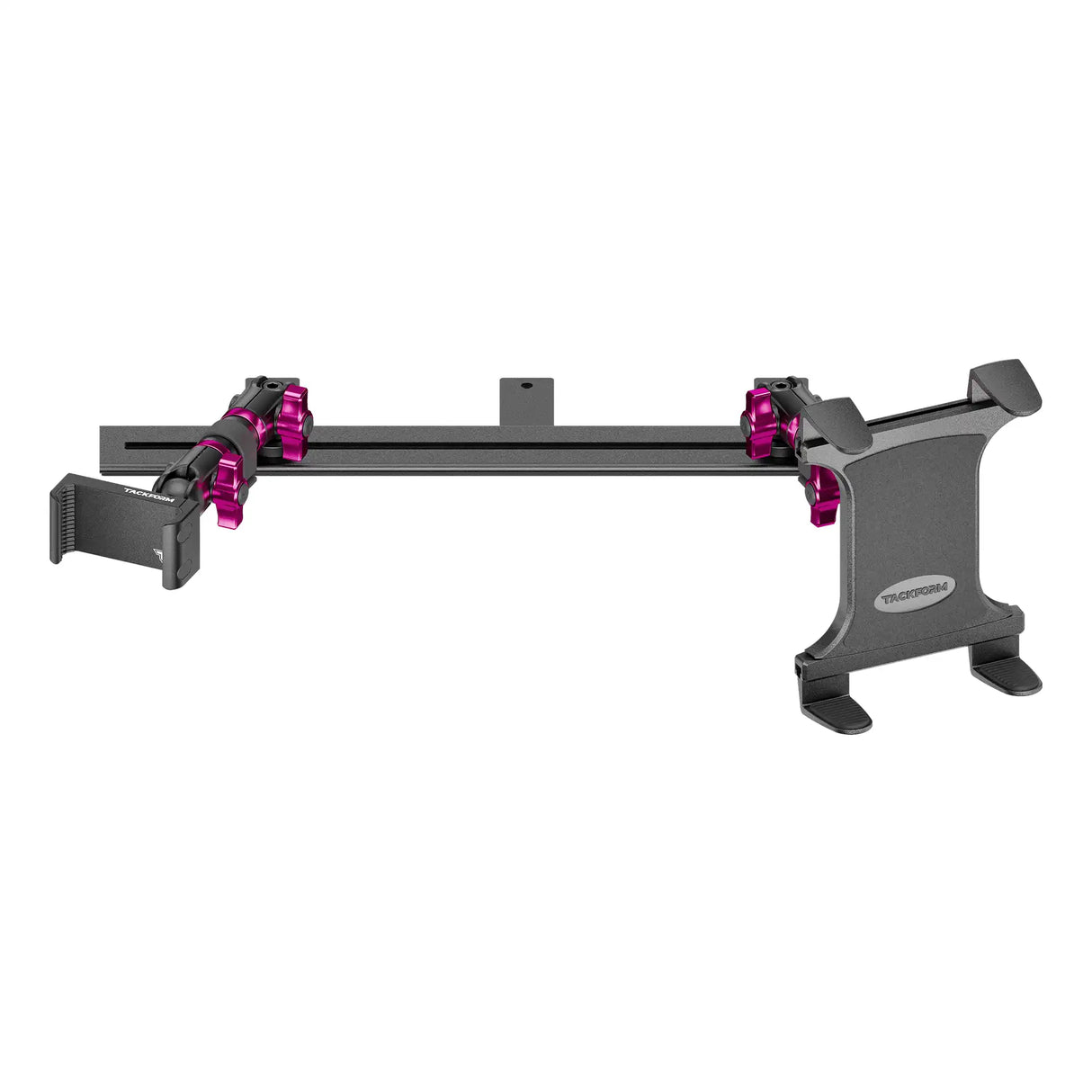 2008-2016 Ford Super Duty & 2011-2025 F-650/750 Tackform Slim Track Dash Bracket with 20LITE Phone & Tablet Mounts