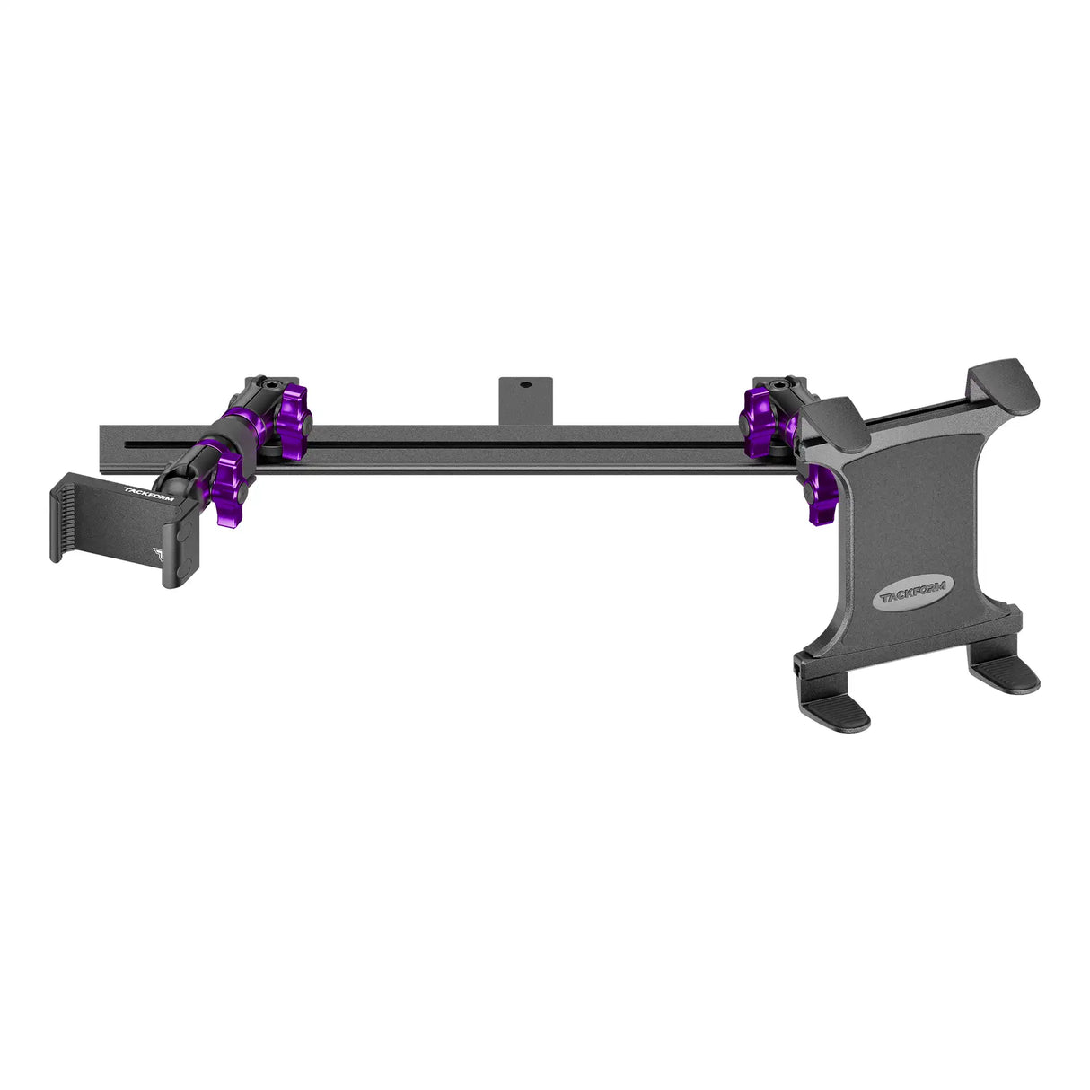 2008-2016 Ford Super Duty & 2011-2025 F-650/750 Tackform Slim Track Dash Bracket with 20LITE Phone & Tablet Mounts