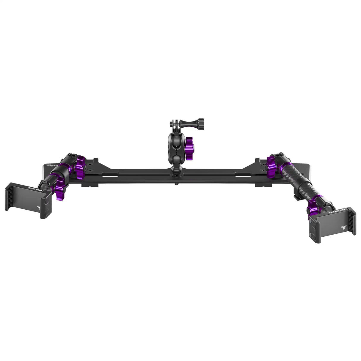 2021+ Ford Bronco & Bronco Raptor (Non-Sport) Tackform Slim Track Dash Bracket With Dual 20LITE Phone Mounts & GoPro Mount