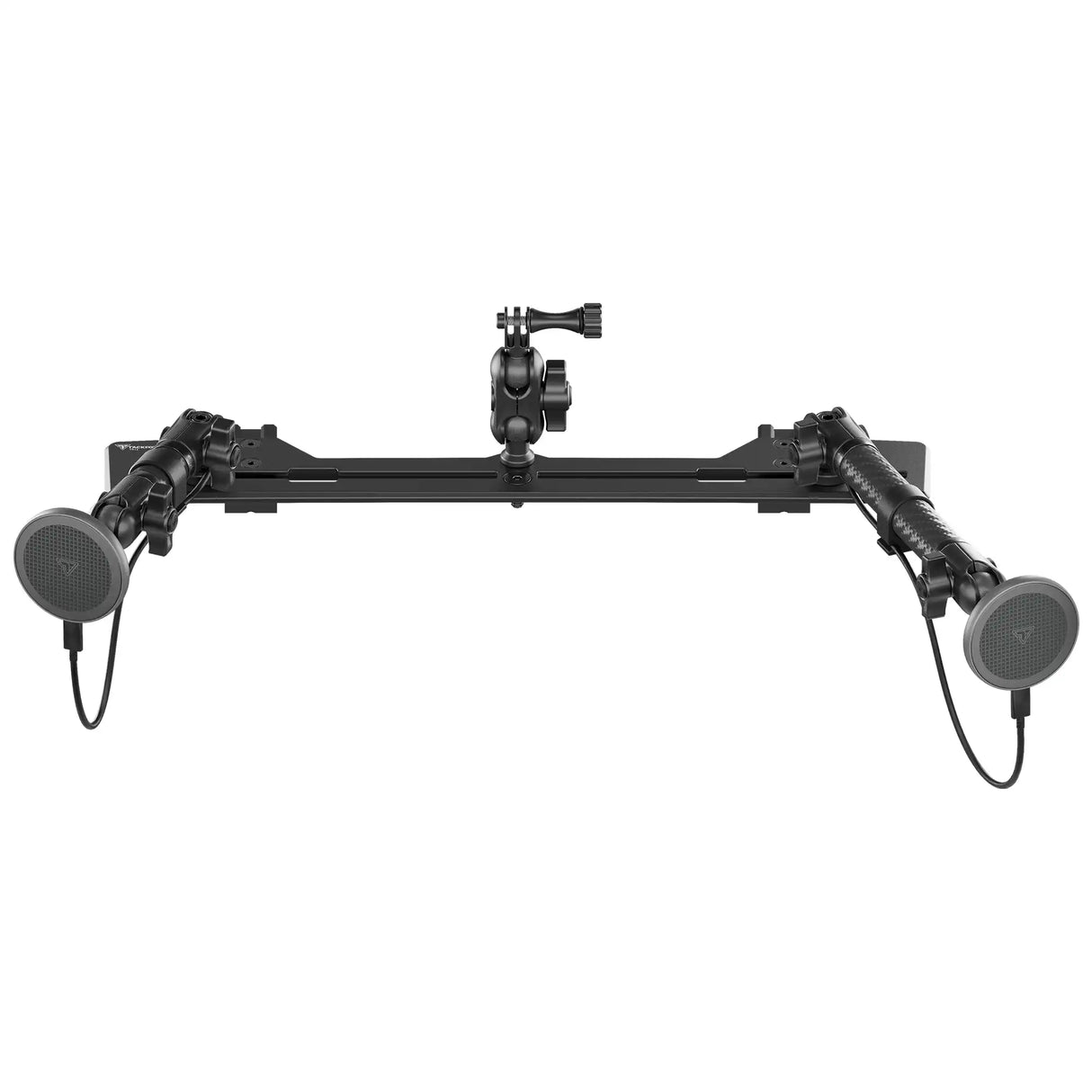2021+ Ford Bronco & Bronco Raptor (Non-Sport) Tackform Slim Track Dash Bracket With Dual MagSafe Charging Phone Mounts & GoPro Mount