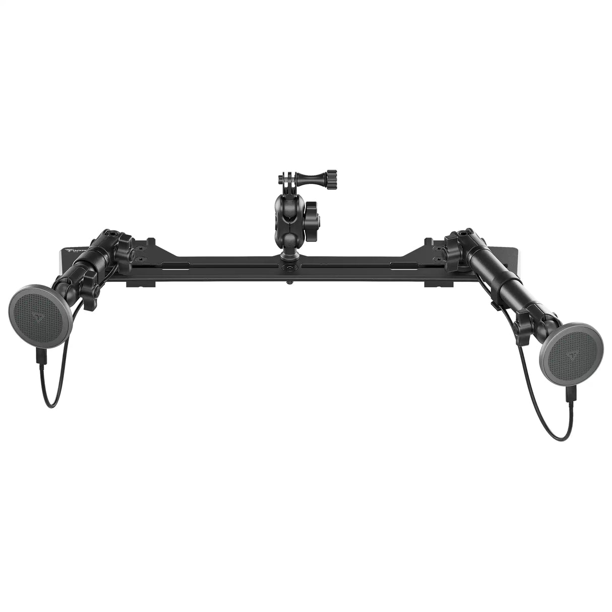 2021+ Ford Bronco & Bronco Raptor (Non-Sport) Tackform Slim Track Dash Bracket With Dual MagSafe Charging Phone Mounts & GoPro Mount