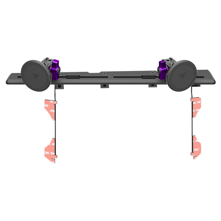 2016-2023 Toyota Tacoma Tackform Slim Track Dash Bracket With Dual MagSafe Phone Mounts