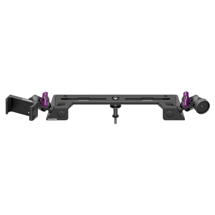 2021 - 2024 Ford Bronco SPORT Tackform Slim Track Dash Bracket With 20LITE Phone & Midland Magnetic CB Radio Mic Mounts