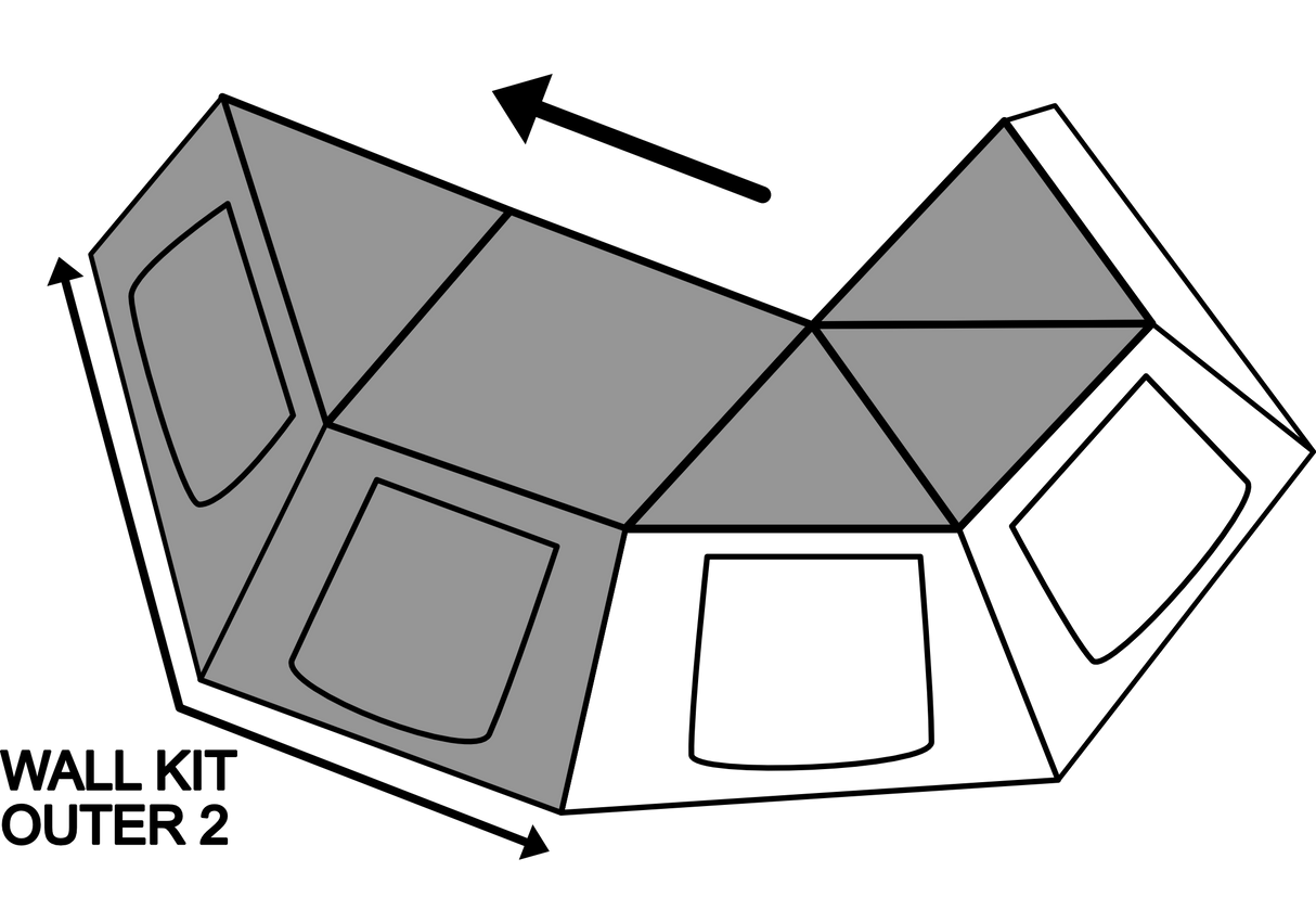 Taruca Rogue 270+ XC Wall Kit LHS