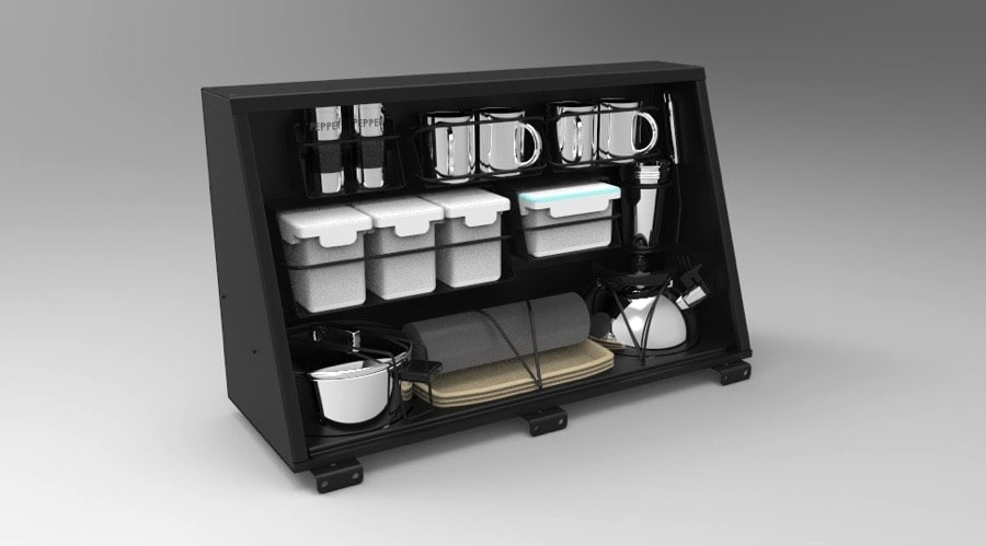 ALU-CAB Canopy Cupboard Kitchen Kitting product detail photo 2