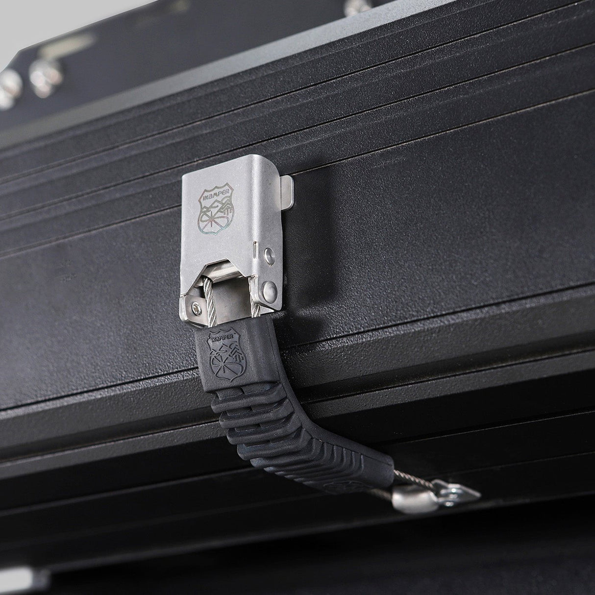 iKamper ExoShell 270 secure metal case latch detail