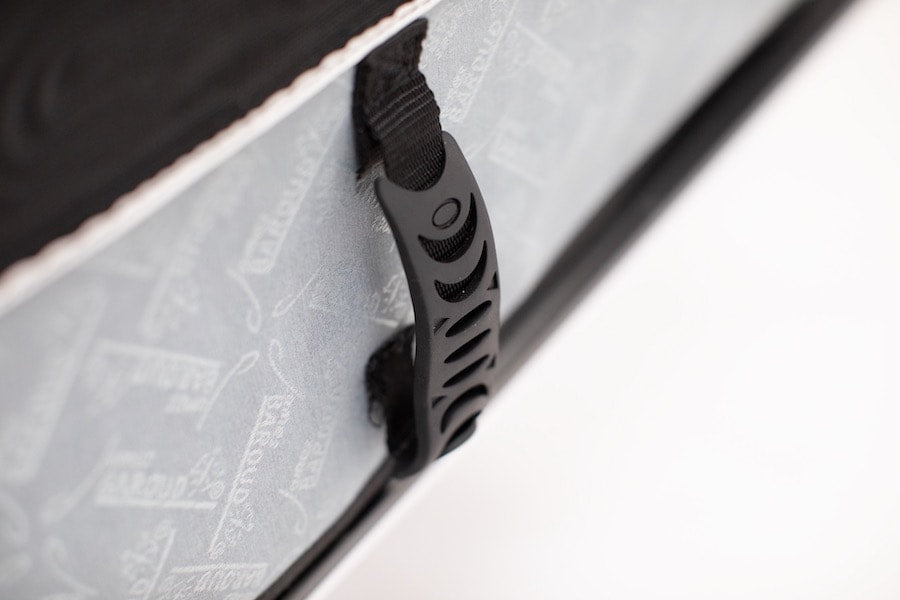 James Baroud Odyssey rubber closing handle detail
