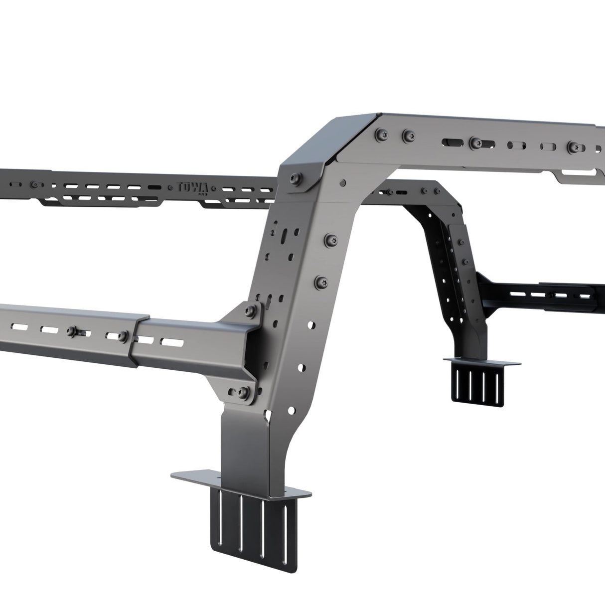 TUWA PRO®️ JEEP GLADIATOR 4CX SERIES SHIPROCK HEIGHT ADJUSTABLE BED RACK