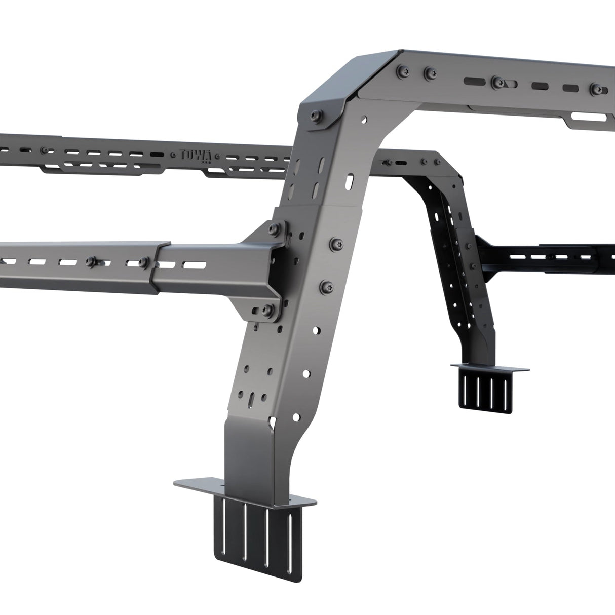 TUWA PRO®️ JEEP GLADIATOR 4CX SERIES SHIPROCK HEIGHT ADJUSTABLE BED RACK
