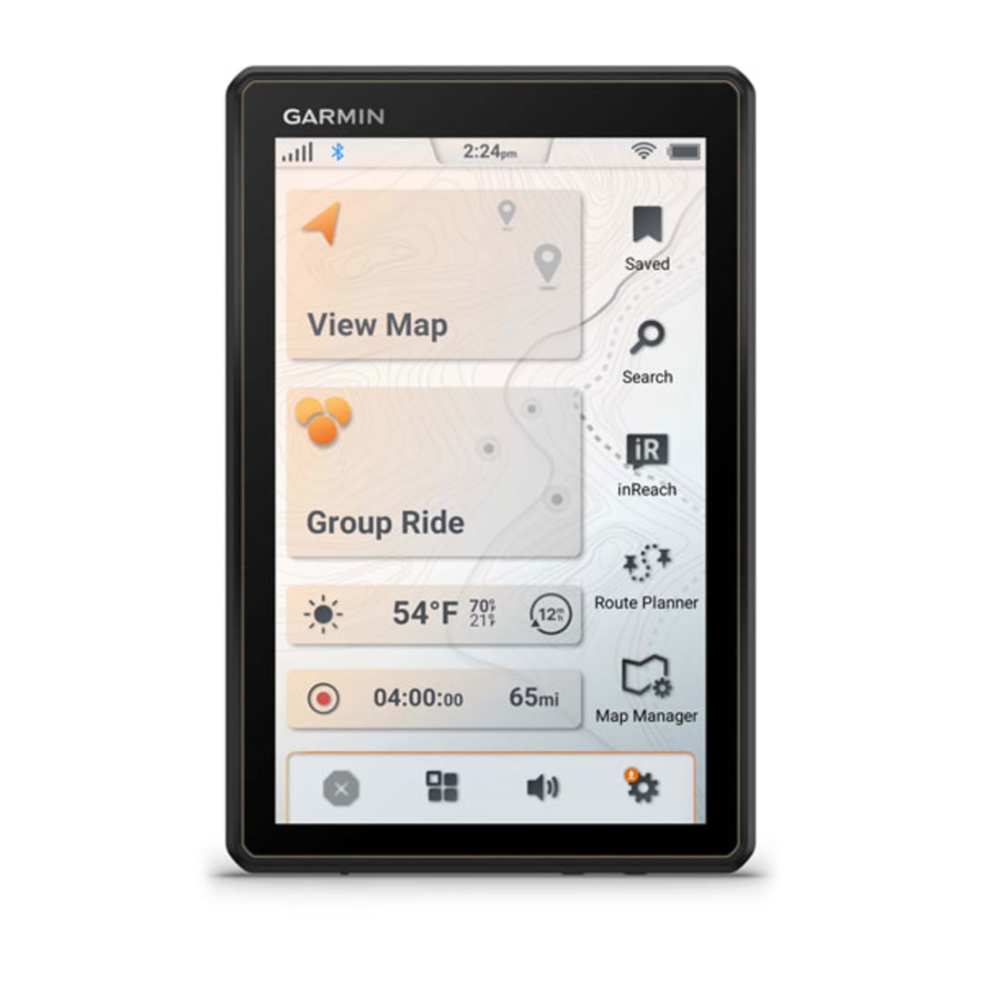 Garmin Tread 2 Overland Edition satellite map display