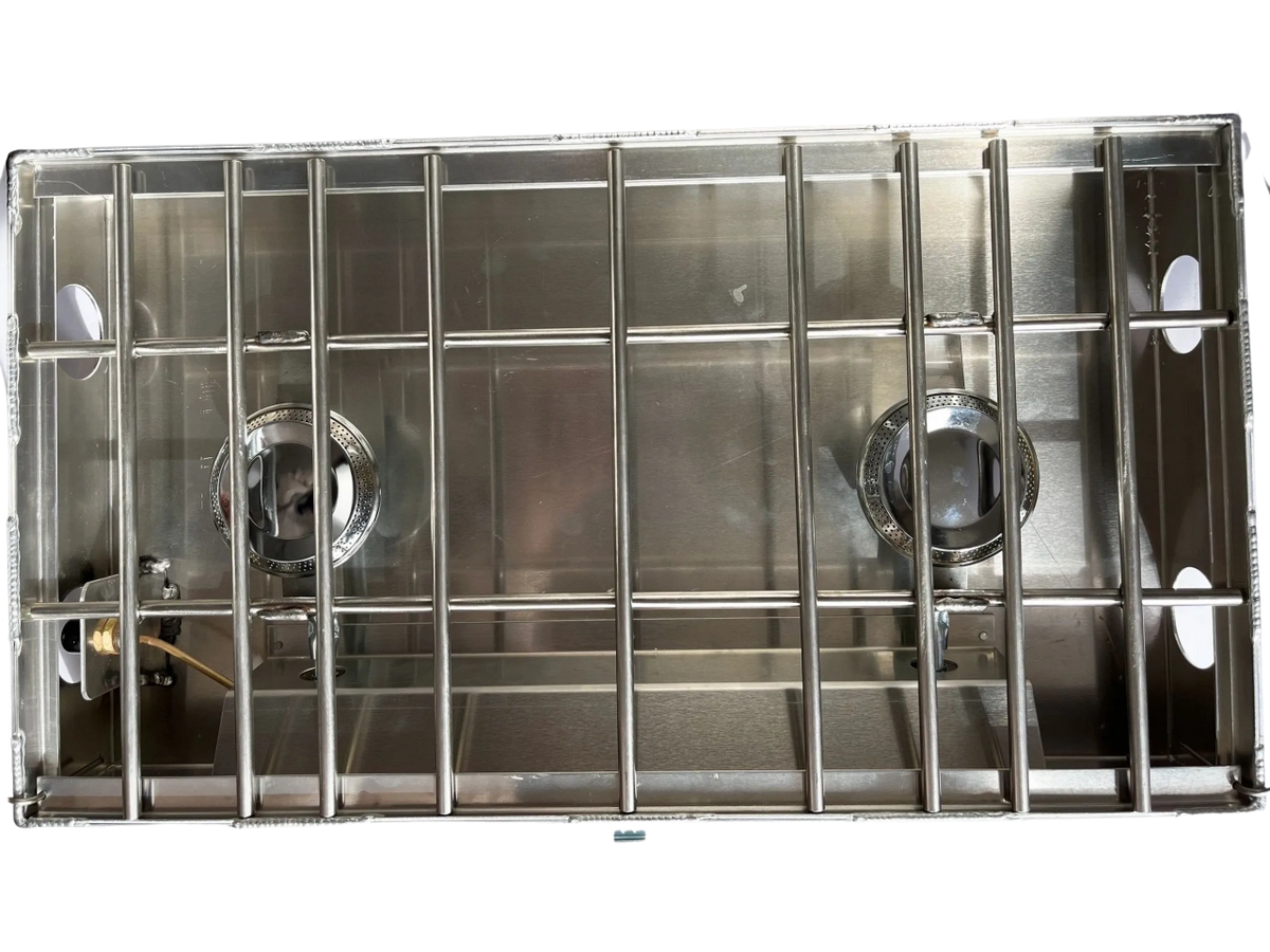 Cook partner 22" 2 Burner Partner Stove With Windscreen