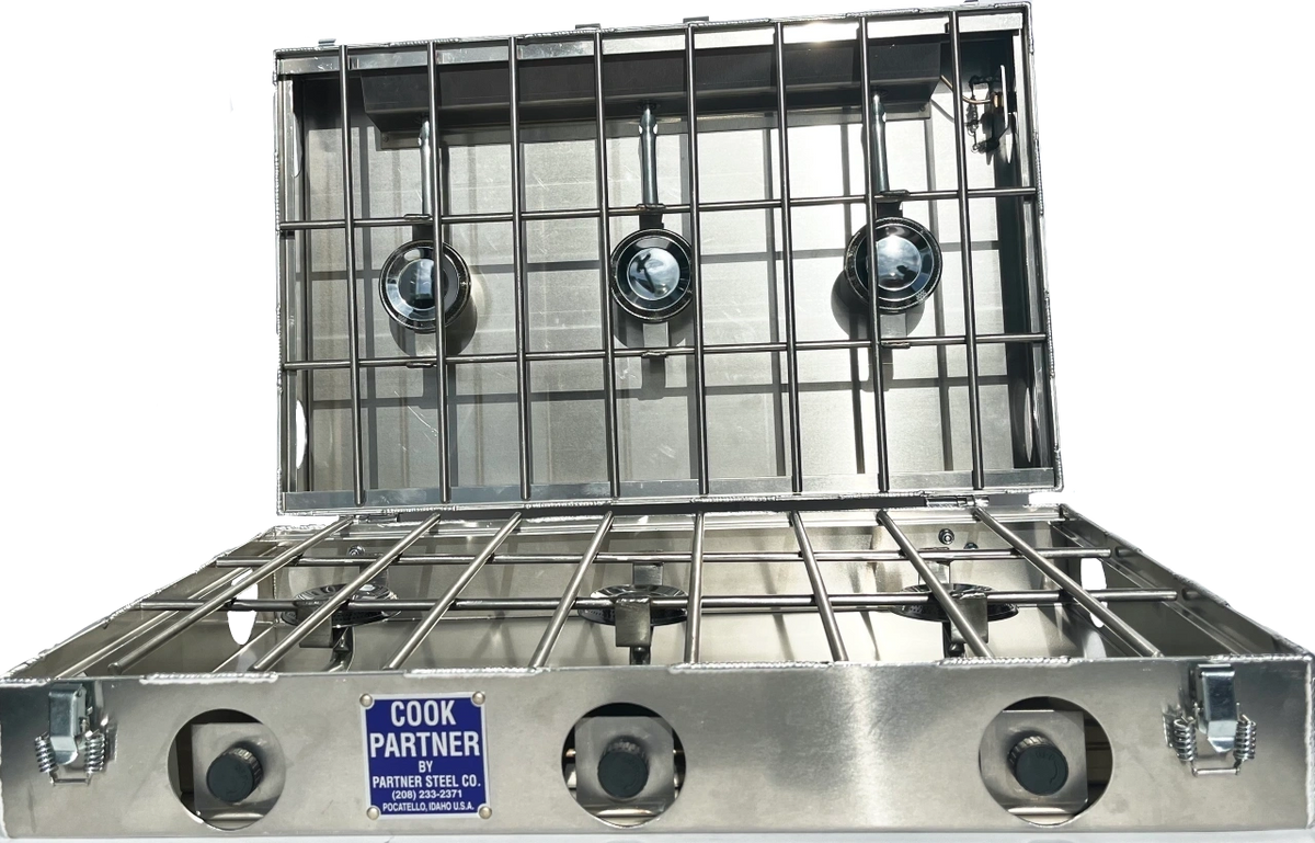 Cook partner 26" 6 Burner Partner Stove With Break Apart Hinge