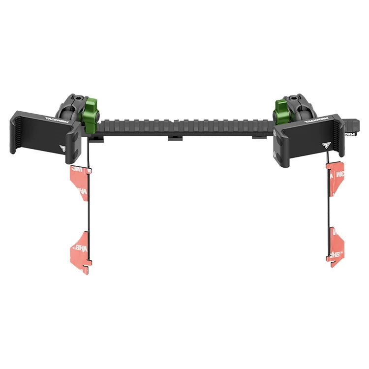 2016-2023 Toyota Tacoma Tackform Assault Track Picatinny Dash Bracket With Dual 20LITE Phone Holders