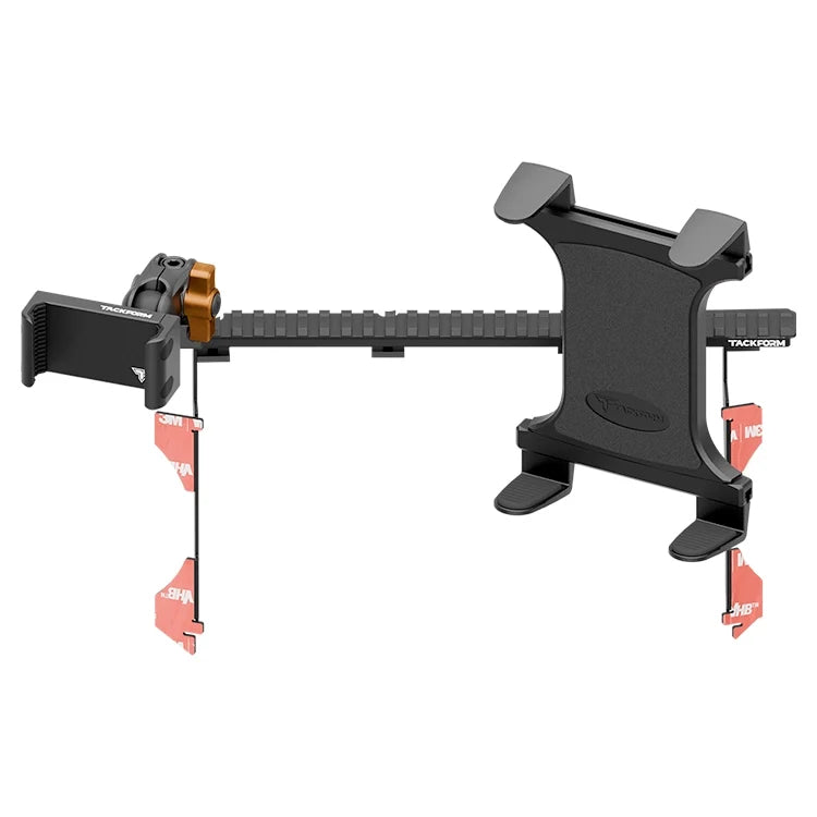 2016-2023 Toyota Tacoma Tackform Assault Track Picatinny Dash Bracket With 20LITE Phone Holder & Tablet Mount