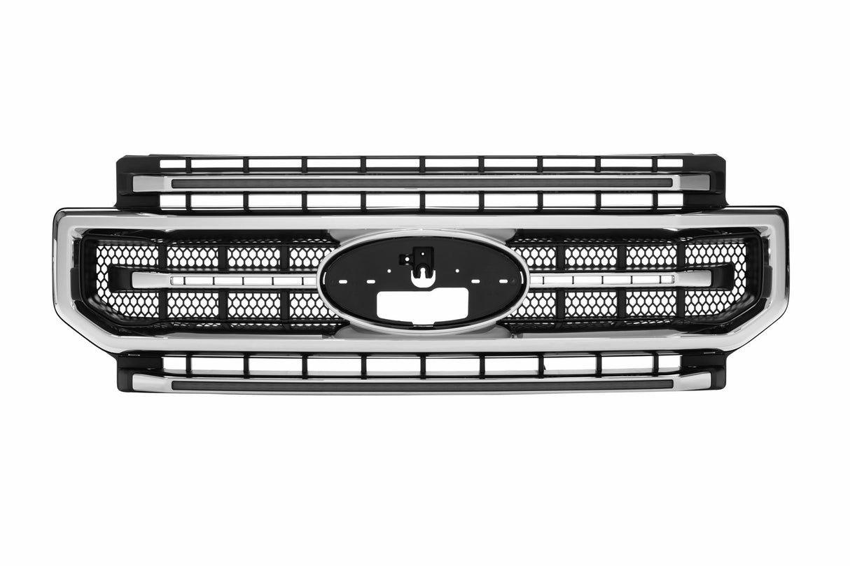 XBG LED Grille: Ford Super Duty (20-22 / Chrome / Amber DRL)